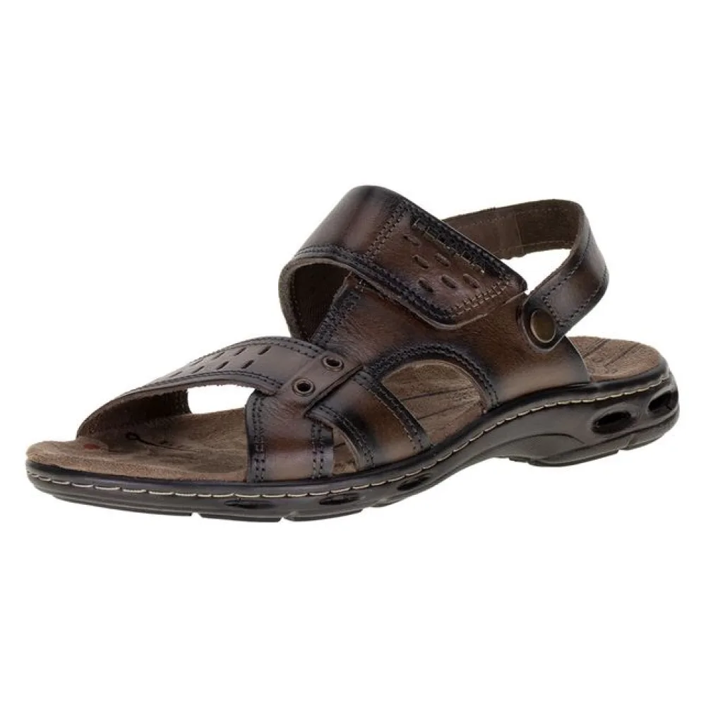 Sandália Masculina Pegada - 130653 CAFÉ 01 40