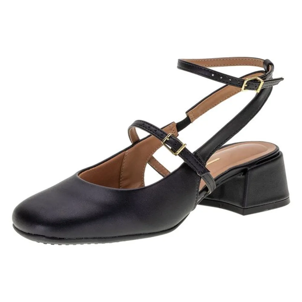 Sapato Feminino Salto Grosso Vizzano 1426101 PRETO 34