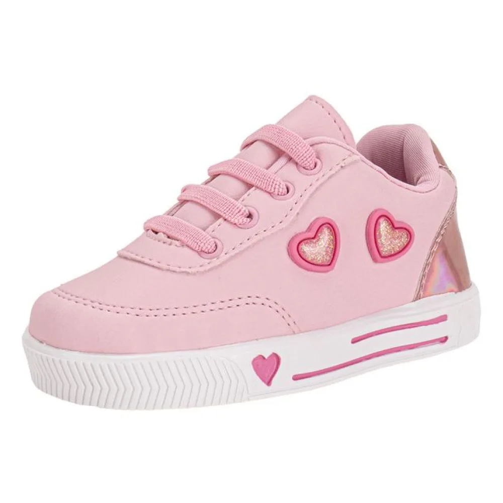 Tênis Infantil Feminino Linda Jú 202538 ROSA 21