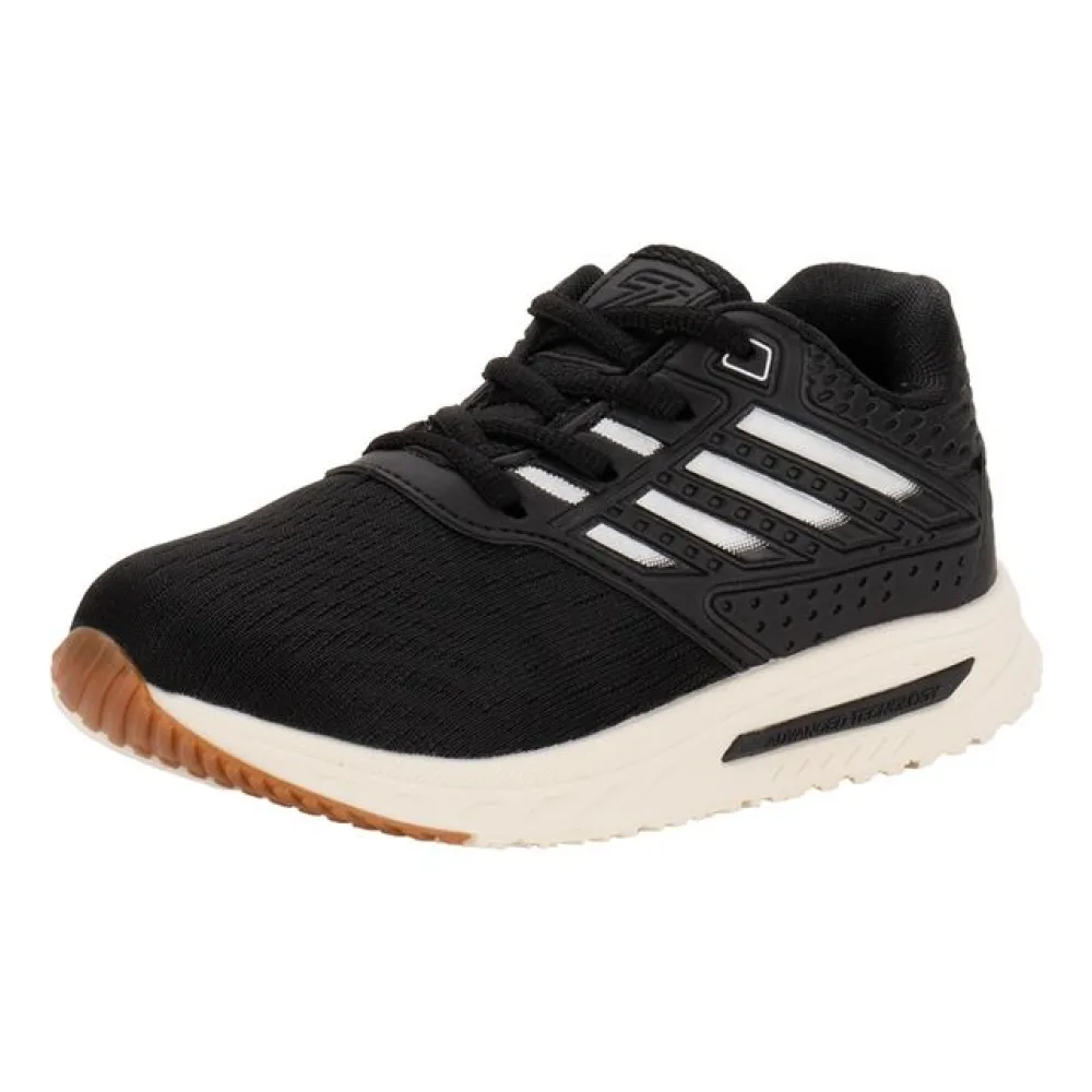 Tênis Infantil Masculino Zeuz 99RXI PRETO/BRANCO 28