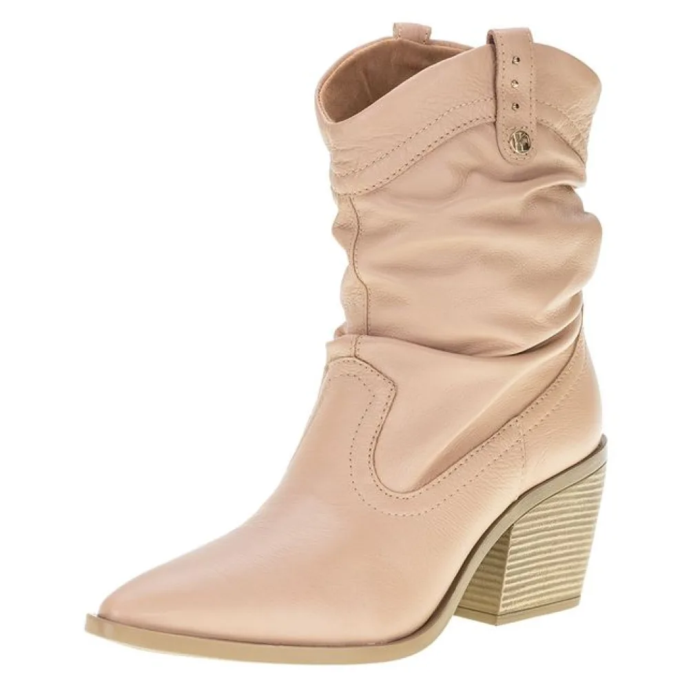 Bota Feminina Country Cano Baixo Bottero - 349701 BEGE 35