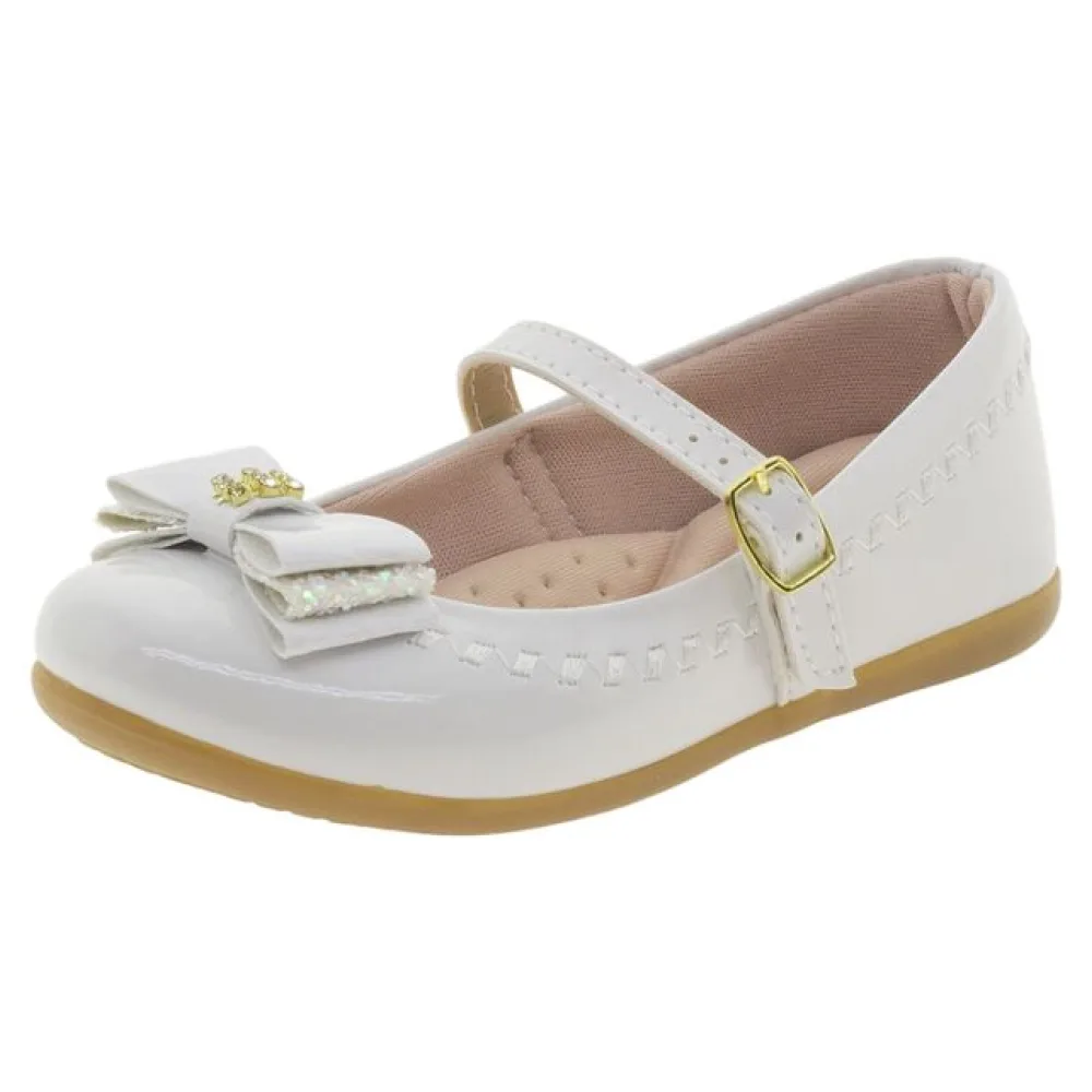 Sapatilha Infantil Feminina Lily Kids - 18117 BRANCO 24
