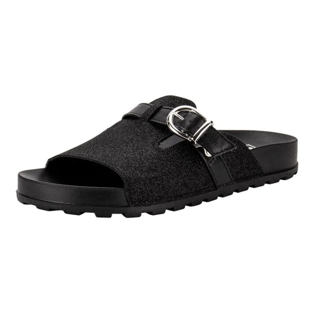 Tamanco Feminino Flat Moleca 5436432 PRETO 01 34