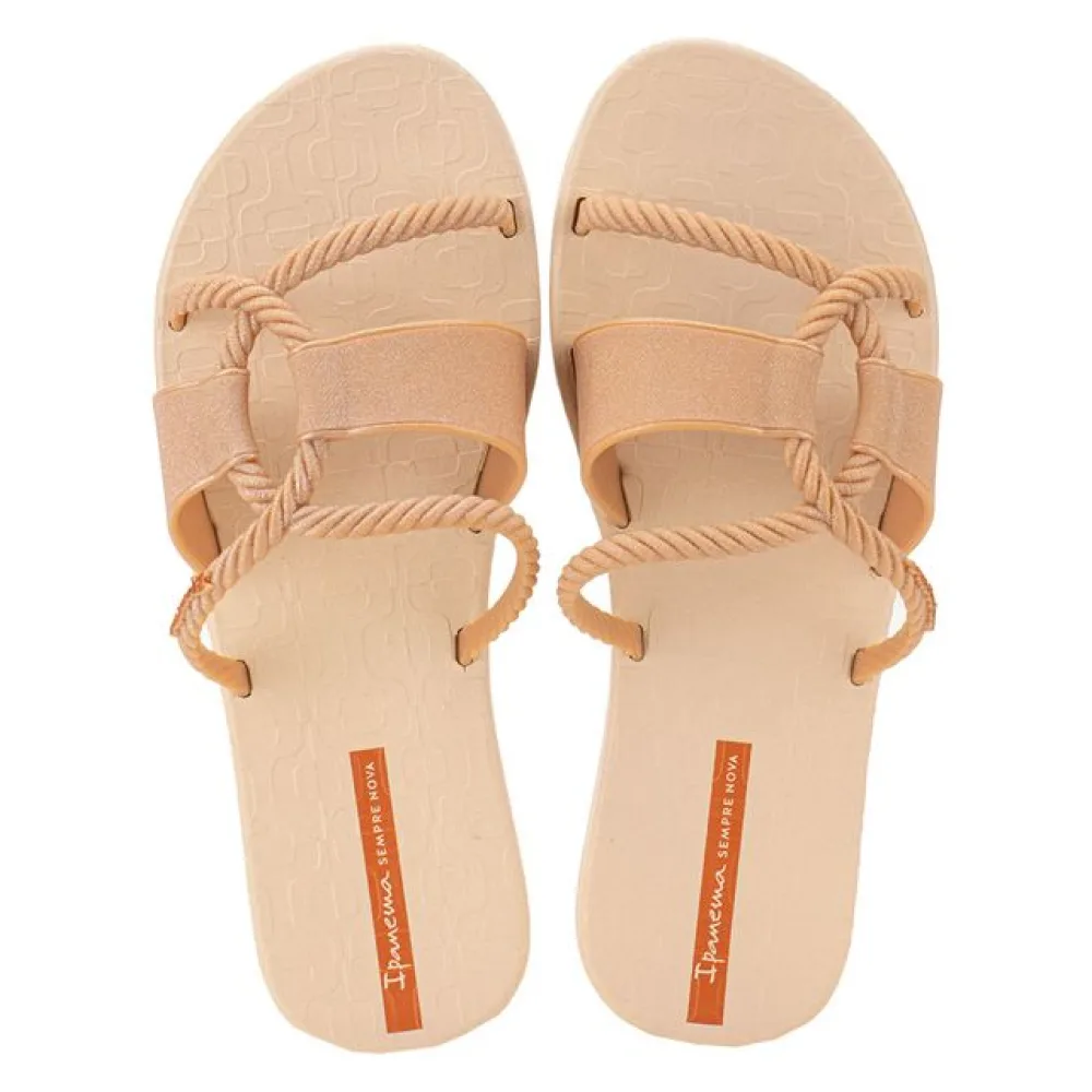 Chinelo Feminino Slide Diversa Ipanema 27241 BEGE 34