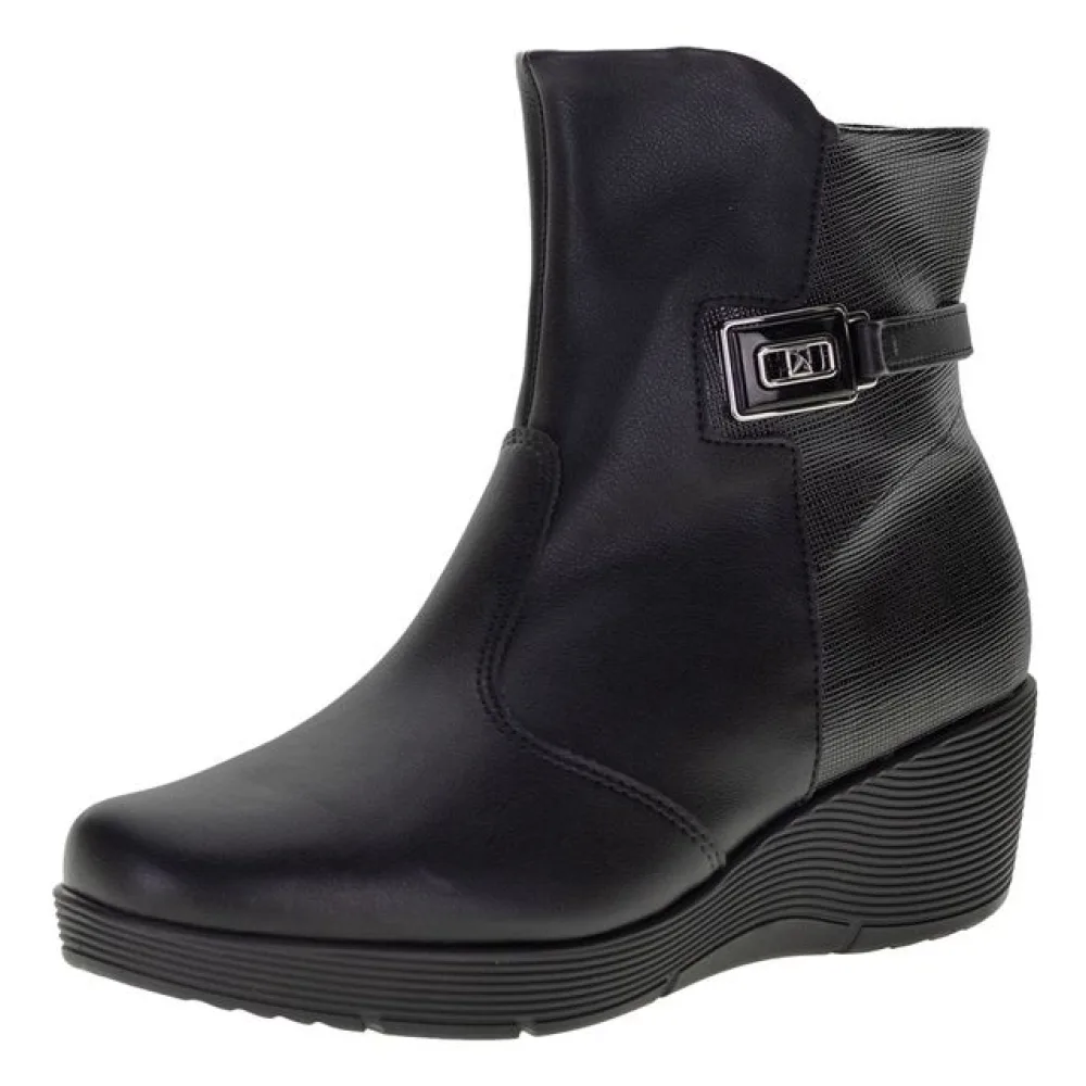 Bota Feminina Cano Baixo Piccadilly - 271006 PRETO 34