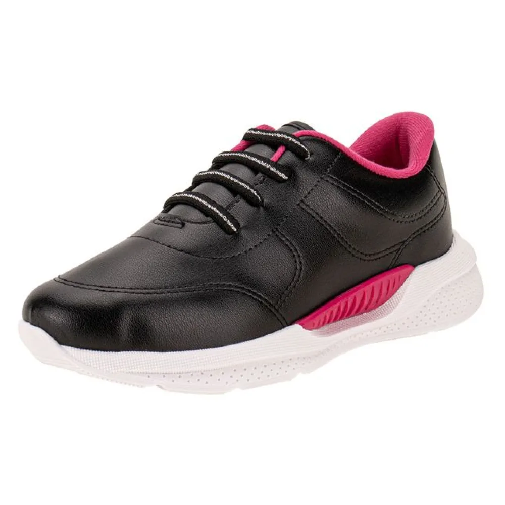 Tênis Infantil Feminino Molekinha 2573102 PRETO/ROSA 26