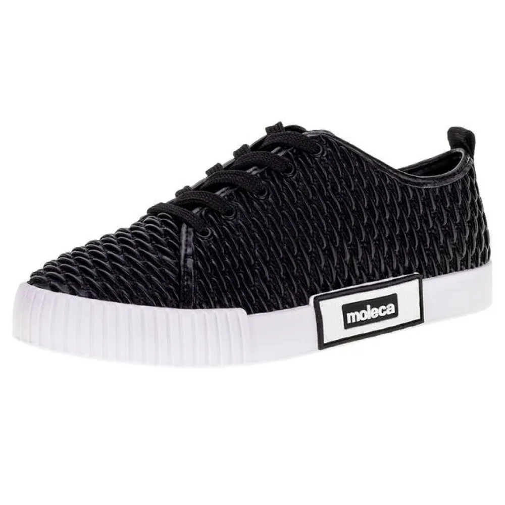 Tênis Feminino Casual Moleca - 5740201 PRETO 35