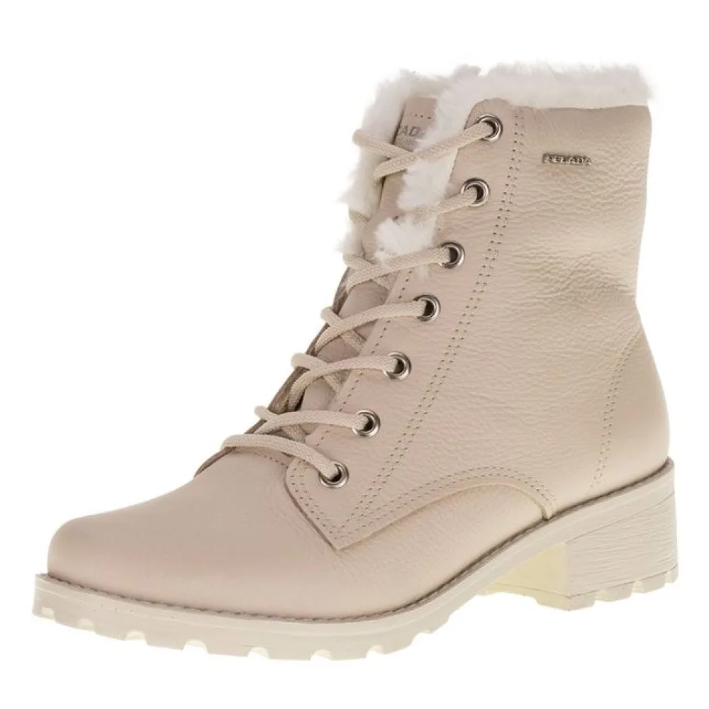 Bota Feminina Coturno Pegada - 281414 MARFIM 34