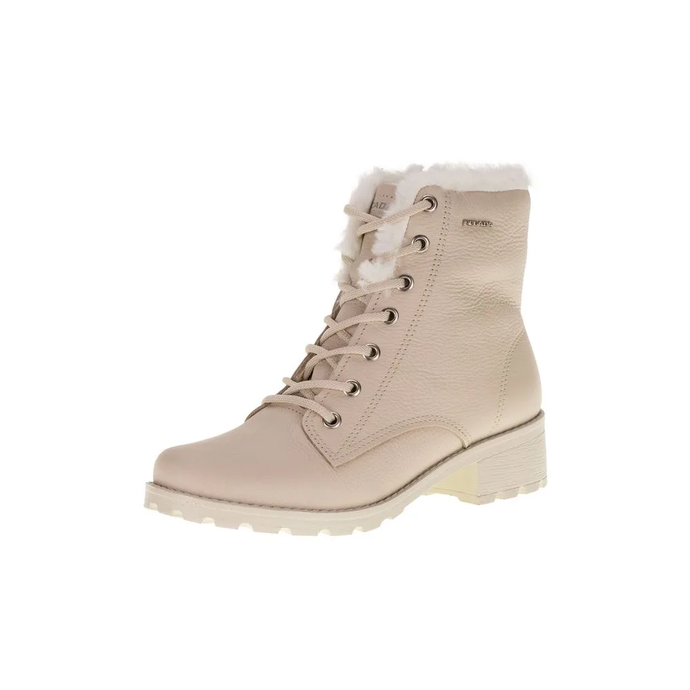 Bota Feminina Coturno Pegada - 281414 MARFIM 34