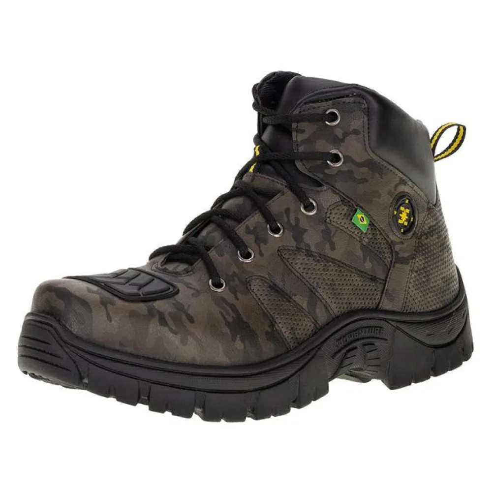 Bota Masculina Coturno Bkarellus - 9902 OLIVA 37