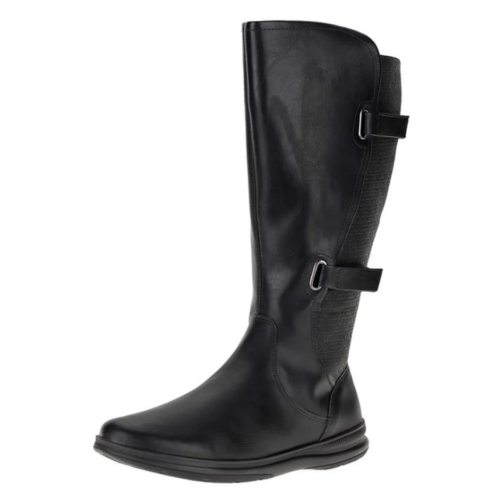 Bota Feminina Cano Alto ComfortFlex - 2391334 PRETO 41