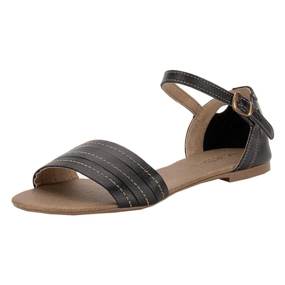 Sandália Feminina Flat Miss Western 120 PRETO 38
