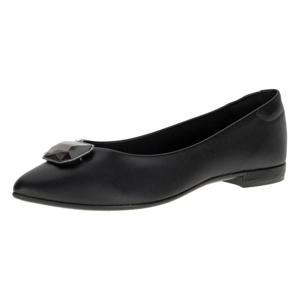 Sapatilha Feminina Flat Moleca - 5785101 PRETO 38
