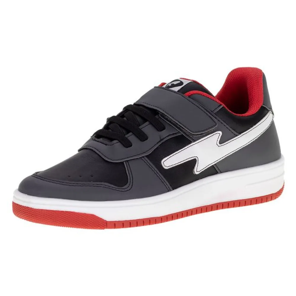 Tênis Infantil Masculino Force Finobel - 308595 PRETO/CINZA 28