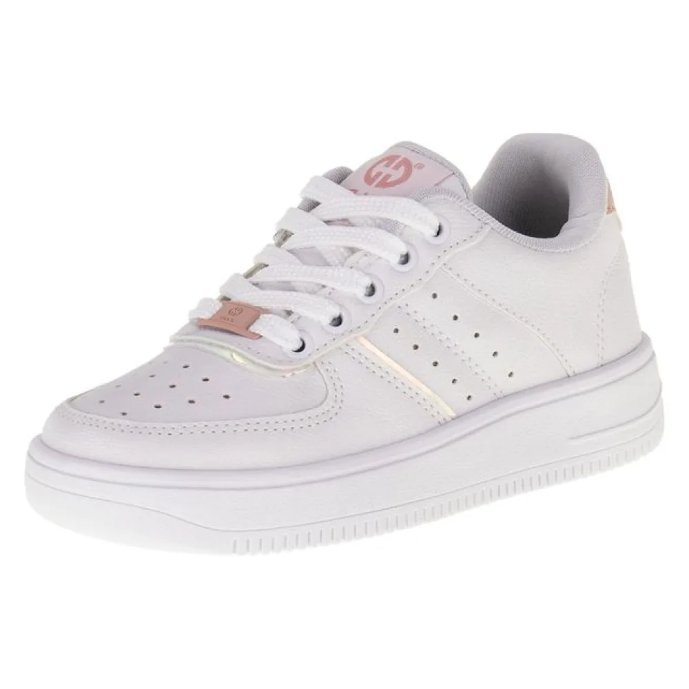 Tênis Infantil Feminino Kings Ollie - 438 BRANCO 35