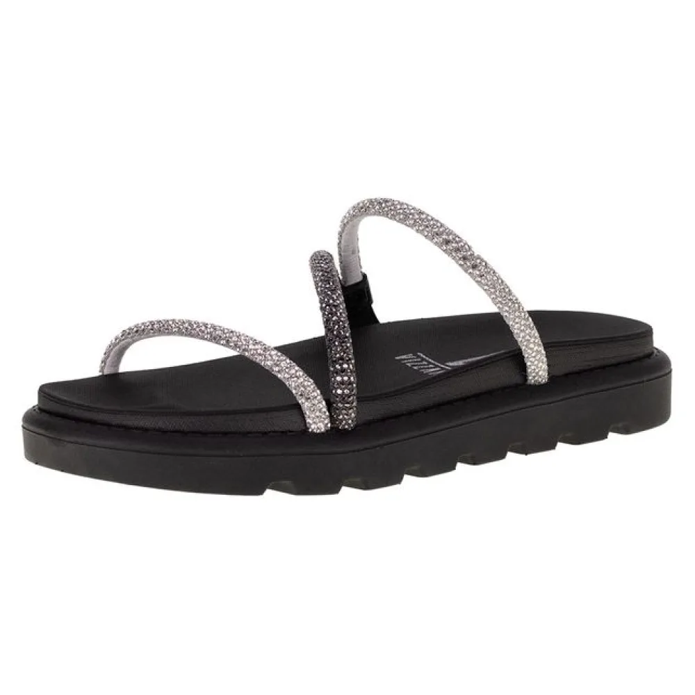 Tamanco Feminino Salto Baixo Vizzano - 6459118 PRETO 34