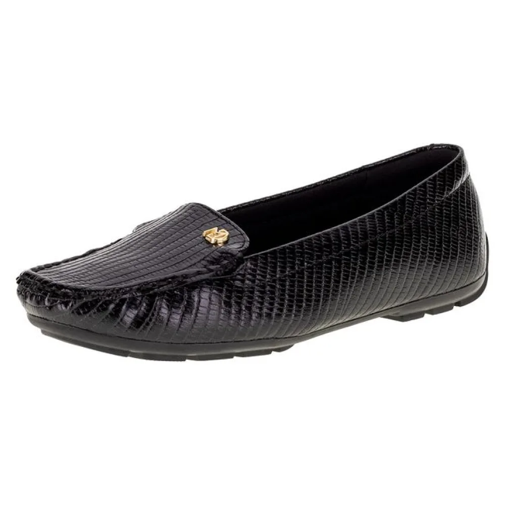 Mocassim Feminino Modare - 7035634 PRETO/CROCO 35