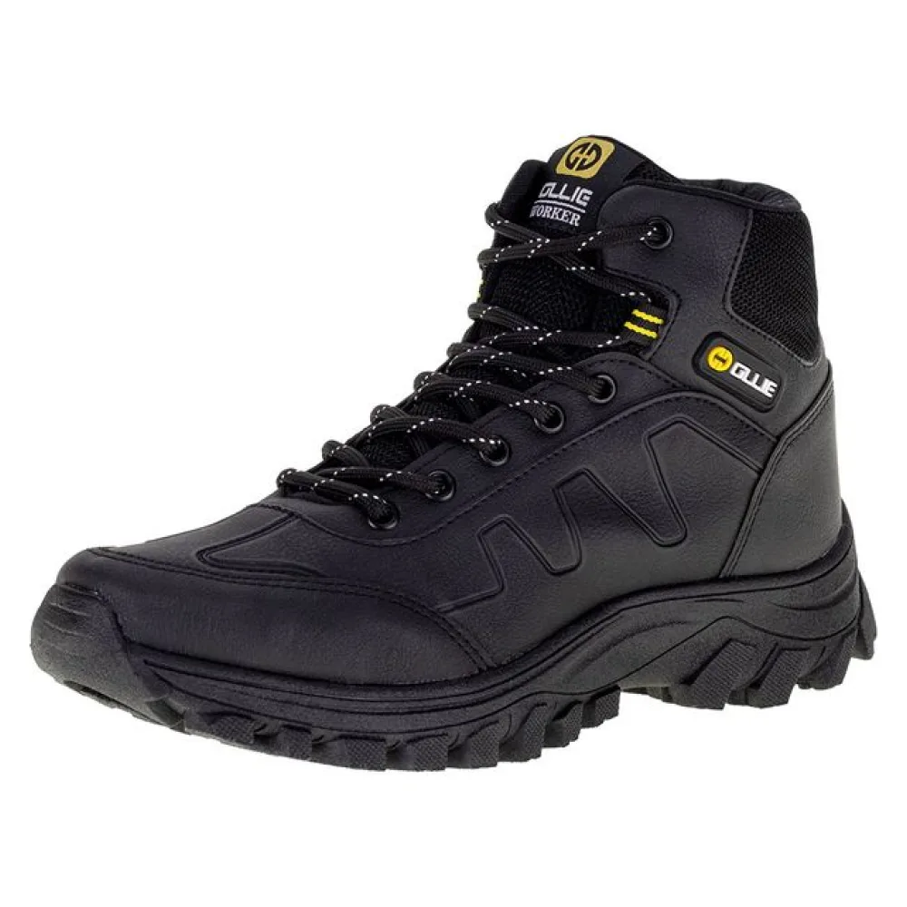 Bota Masculina Coturno Monttana Ollie - 400 PRETO 37