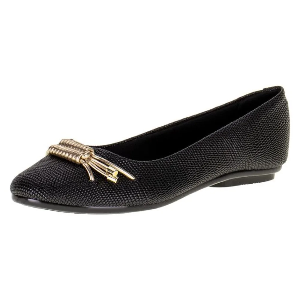 Sapatilha Feminina Flat Moleca - 50941604 PRETO 34