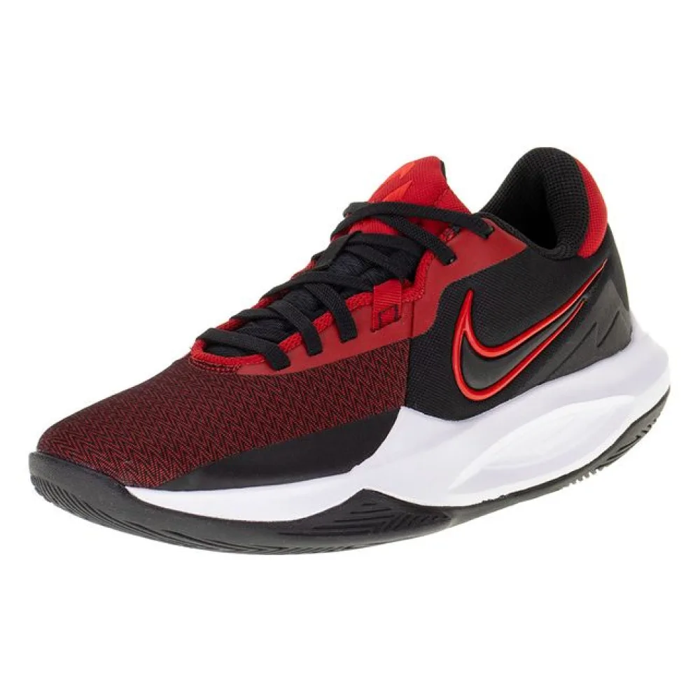 Tênis Masculino Precision VI Nike - DD9535 PRETO/VERMELHO 39