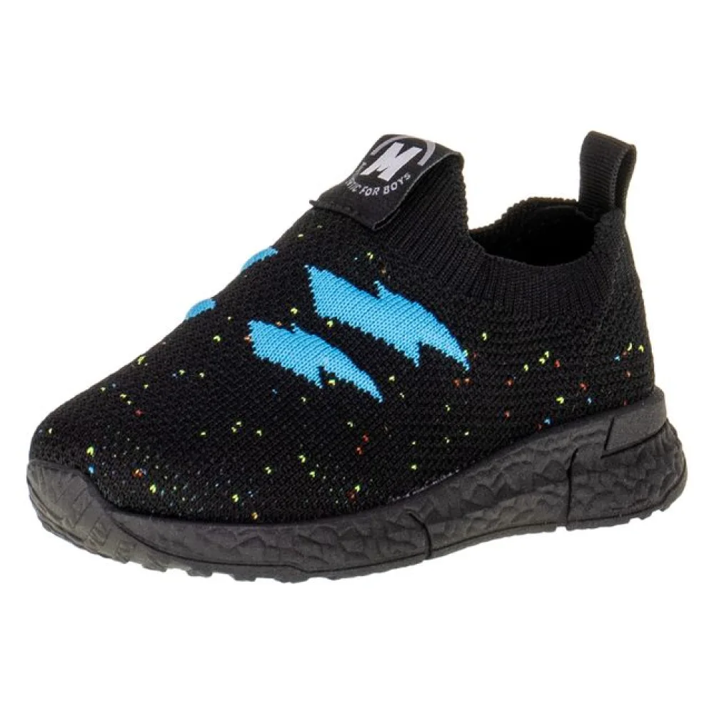 Tênis Infantil Baby Slip On Molekinho - 2609224 PRETO/AZUL 21