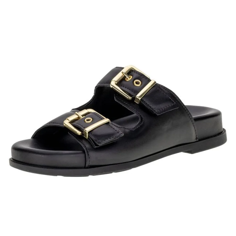 Sandália Feminina Conforto Modare 7188104 PRETO 35