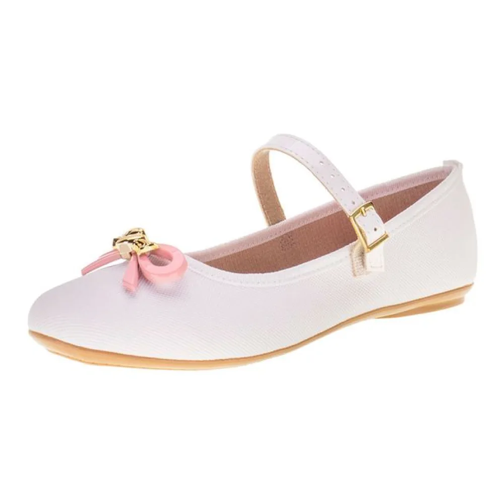 Sapatilha Infantil Feminina Molekinha - 2502394 BRANCO 34