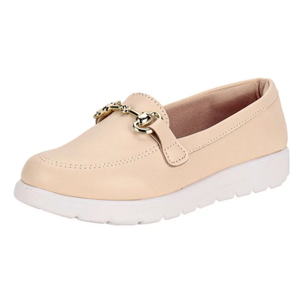 Mocassim Infantil Feminino Molekinha 2586102 NATURAL 28