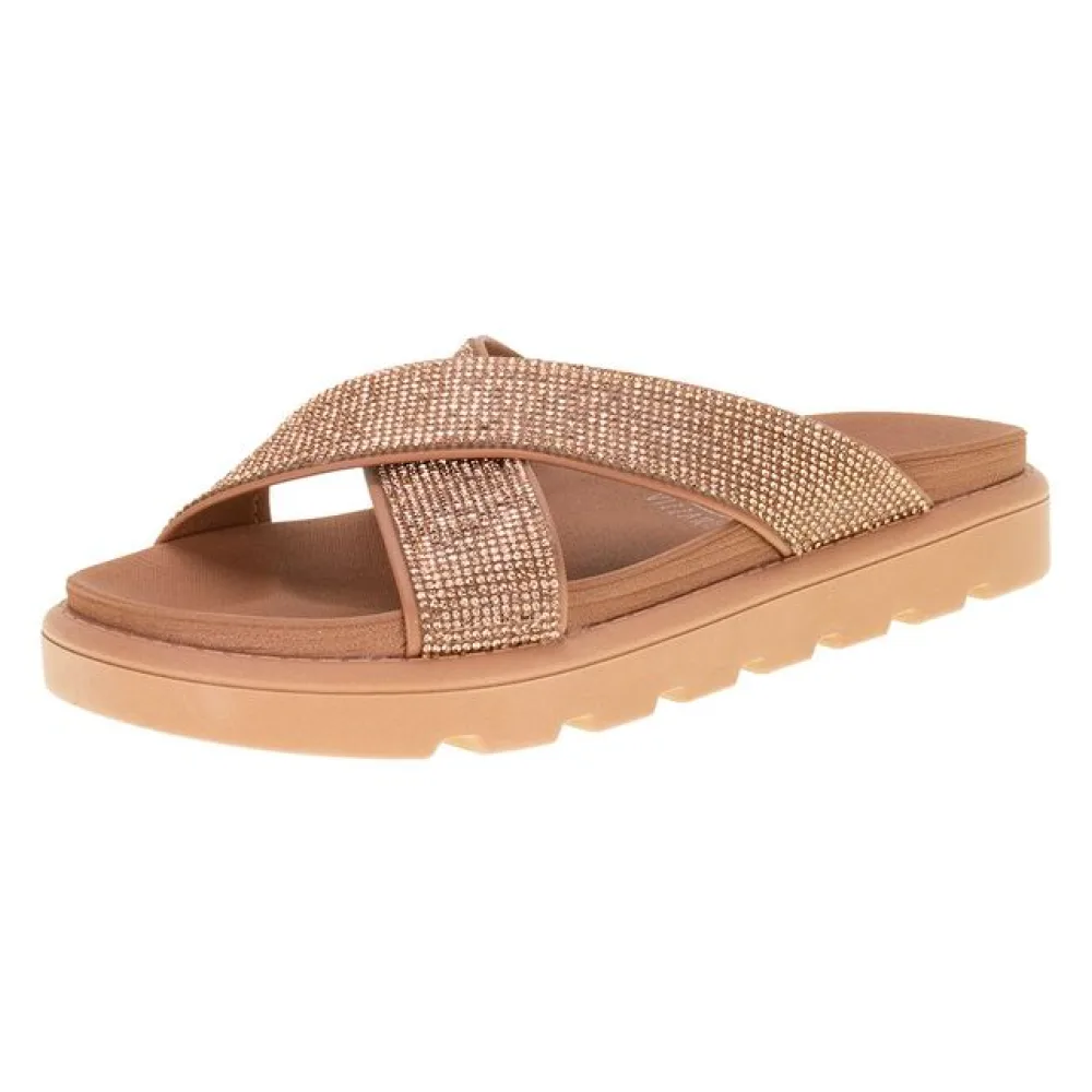 Tamanco Feminino Flat Vizzano 6459122 BEGE 35