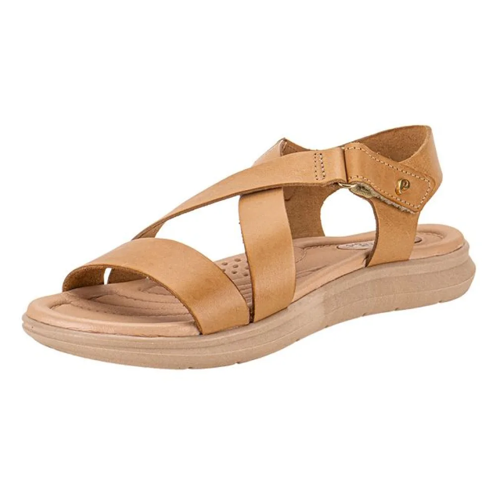 Sandália Feminina Flat Pegada - 232812 CAQUI 34