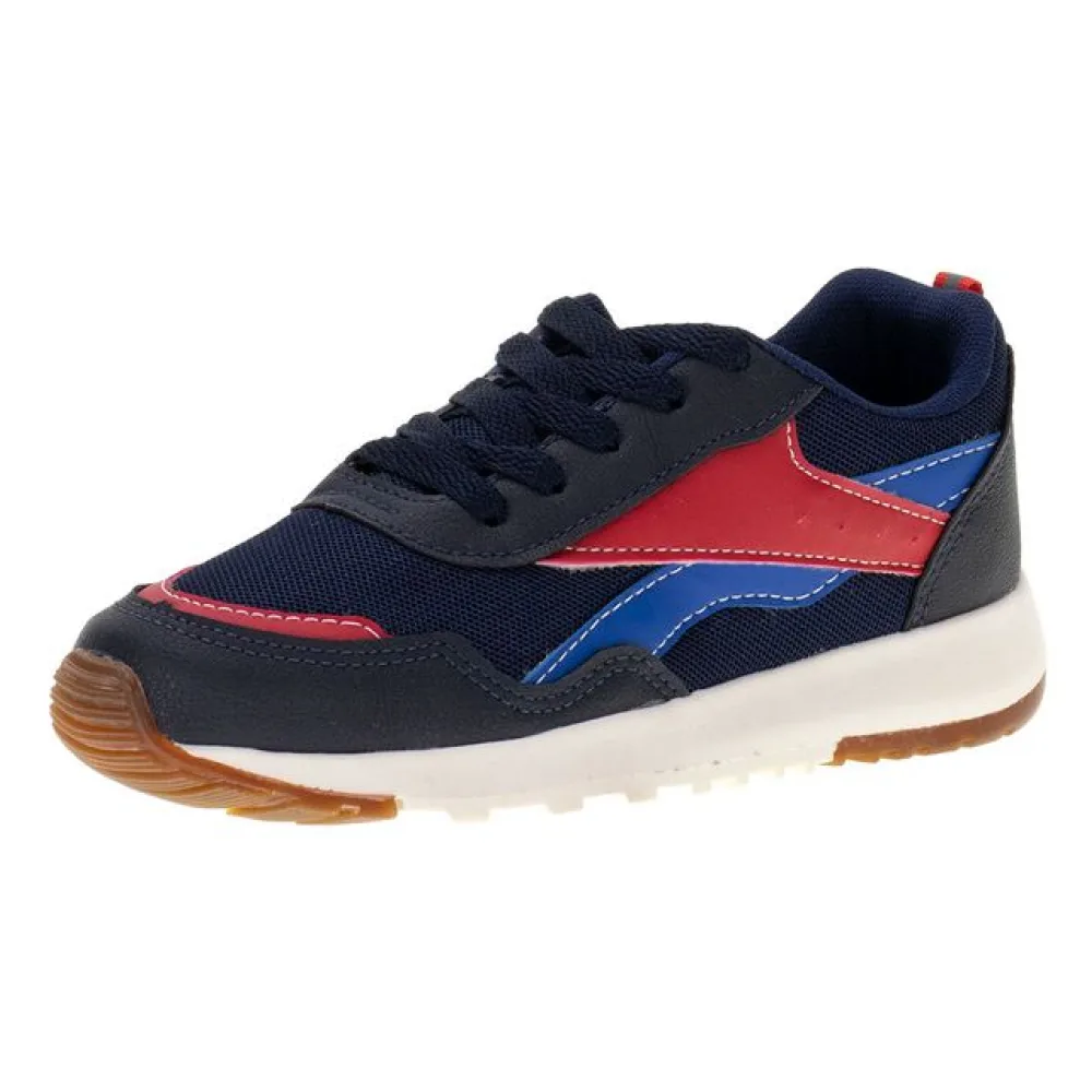 Tênis Infantil Masculino AZK - A247 AZUL/VERMELHO 31