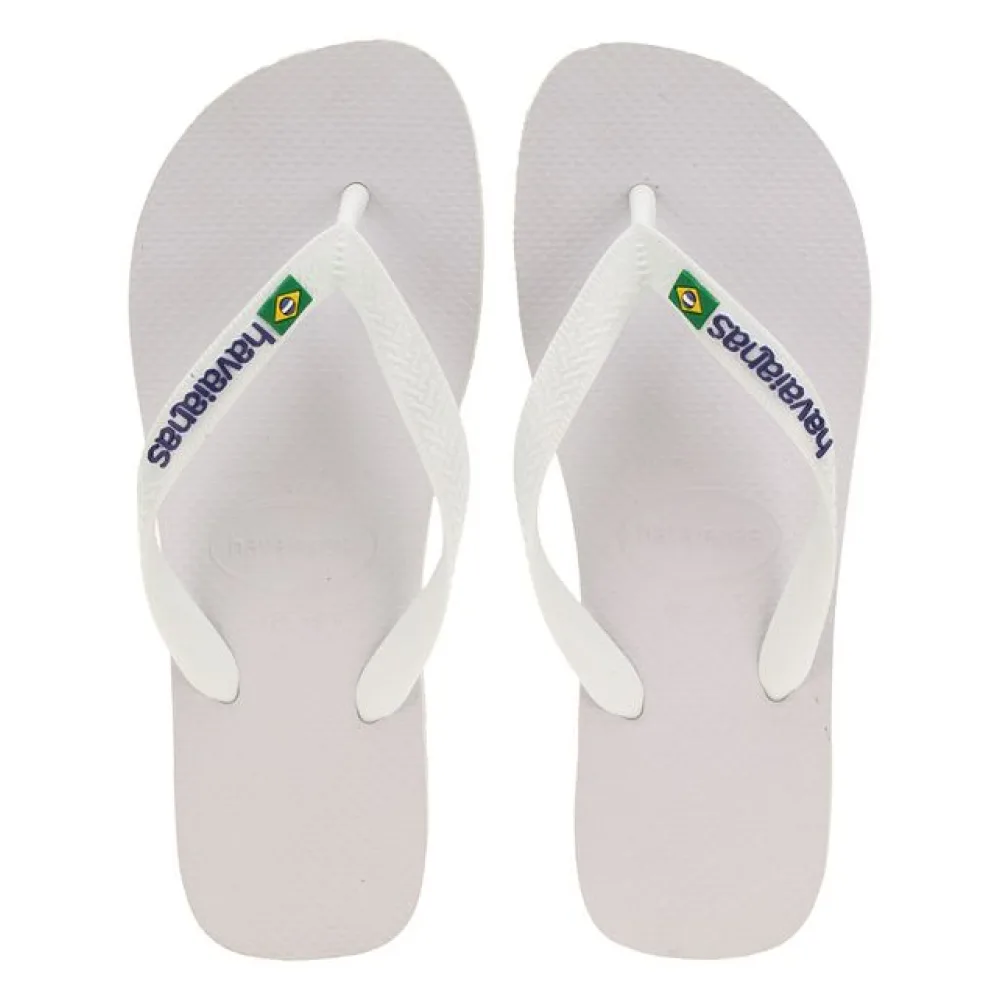 Chinelo Brasil Logo Havaianas - 4110850 BRANCO 37/38