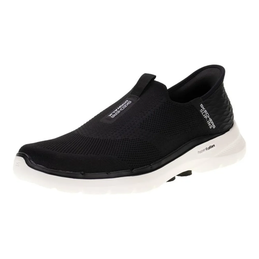 Tênis Masculino Go Walk 6 Easy On Skechers 216278 PRETO 40
