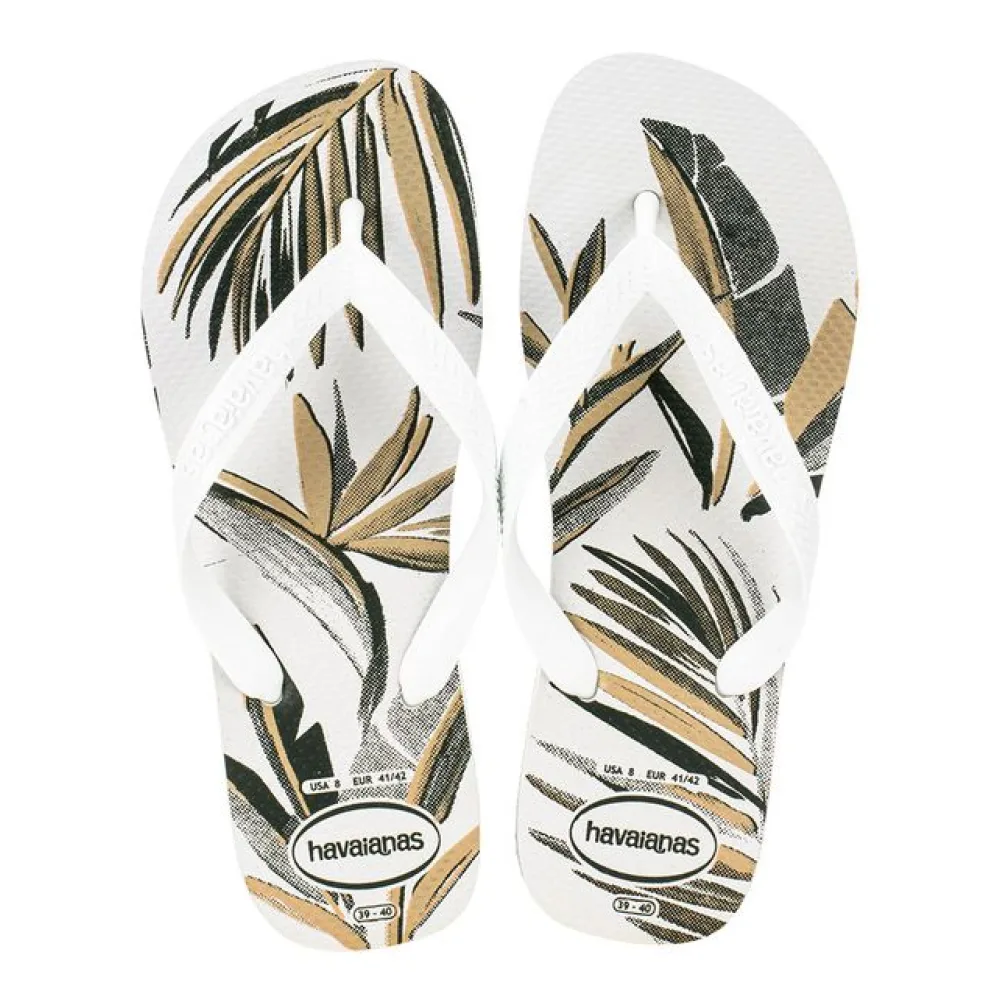 Chinelo Masculino Aloha Havaianas 4111355 BRANCO/VERDE 37/38