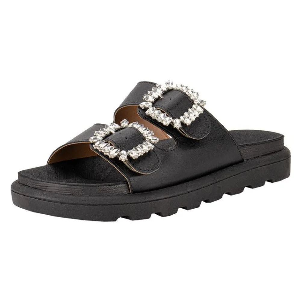 Sandália Feminina Conforto Vizzano 6510106 PRETO 34