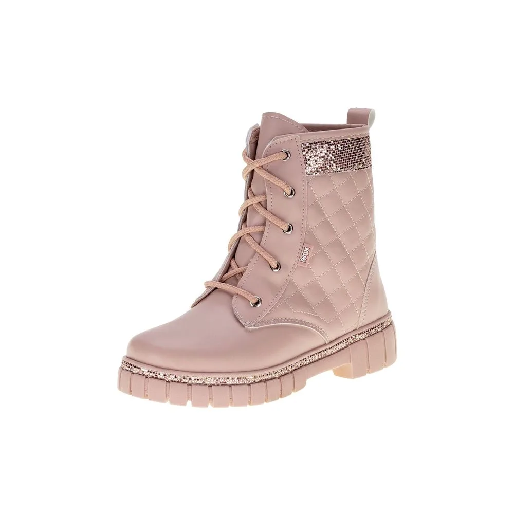 Bota Infantil Feminina Coturno Nilqi 1510 ROSA 28