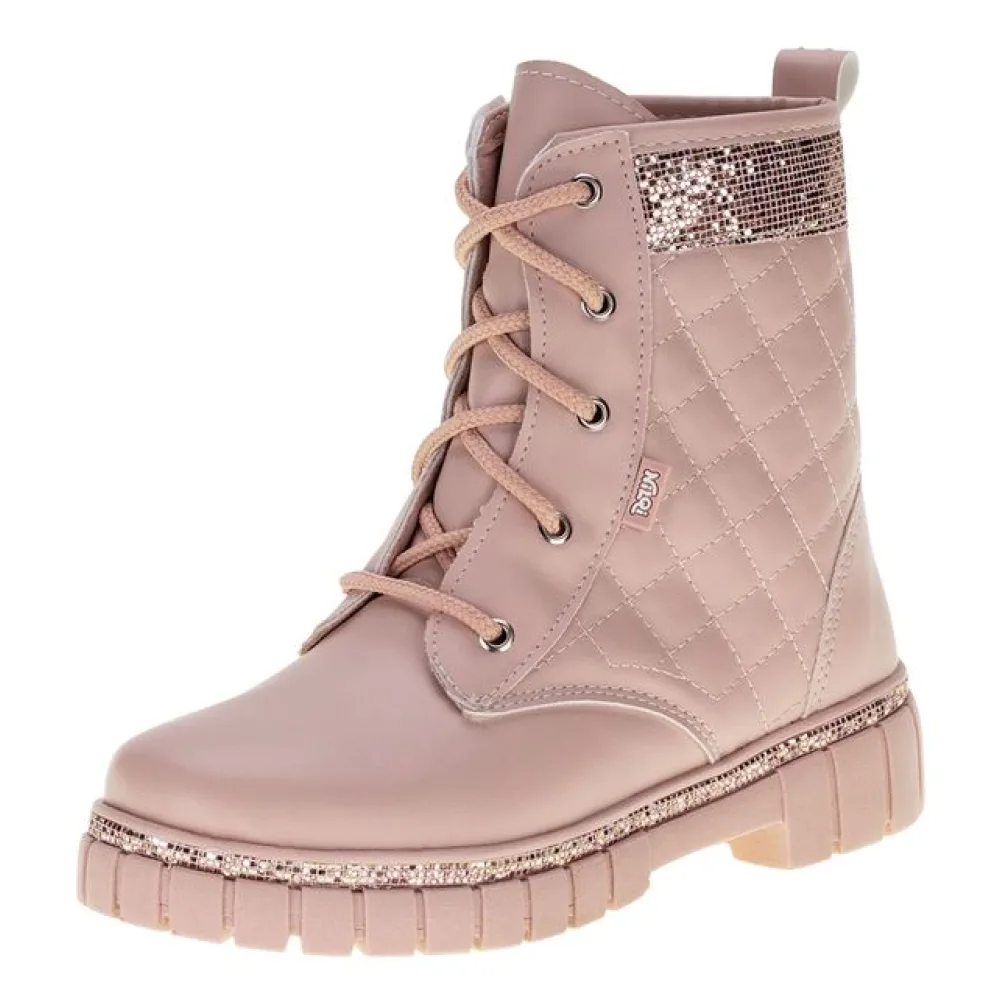 Bota Infantil Feminina Coturno Nilqi 1510 ROSA 28
