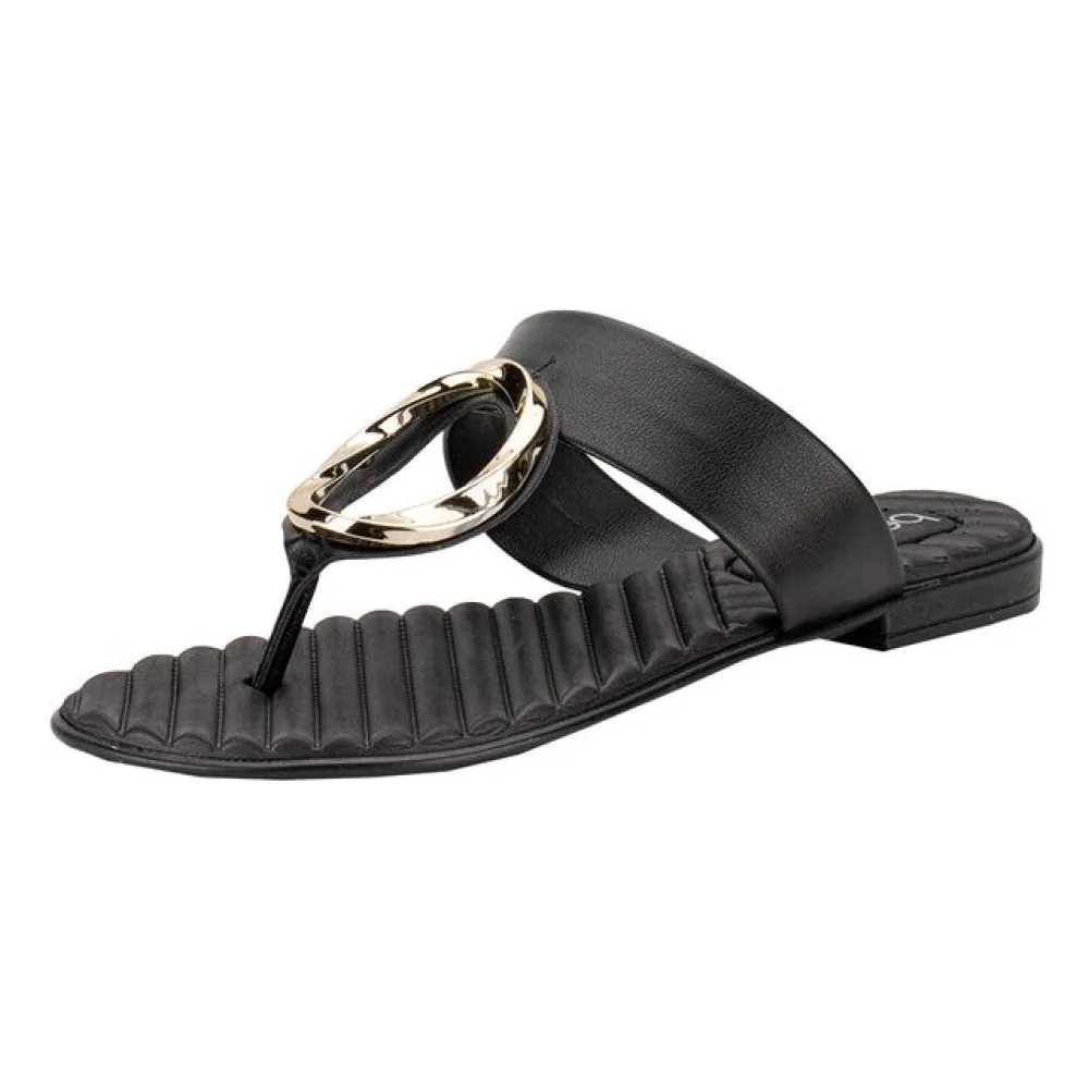 Tamanco Feminino Flat Beira Rio 8519108 PRETO 34