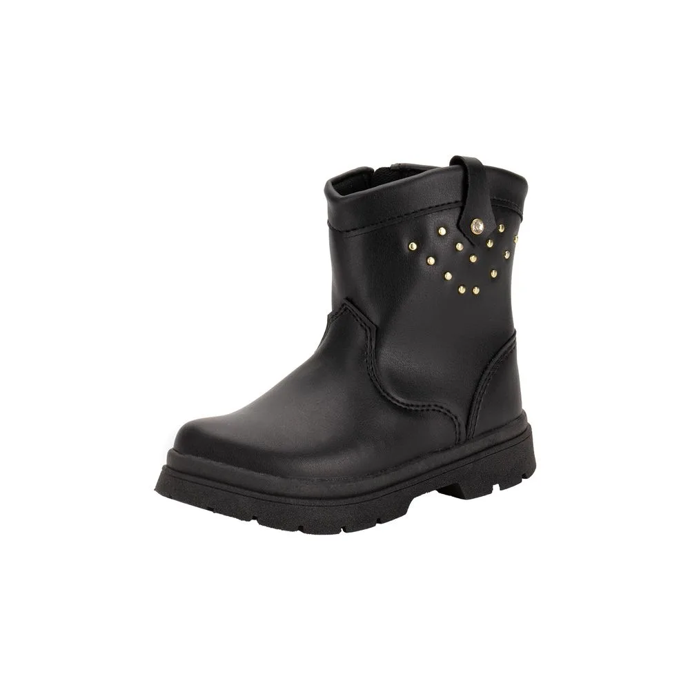 Bota Infantil Feminina Lily Kids 15103 PRETO 21