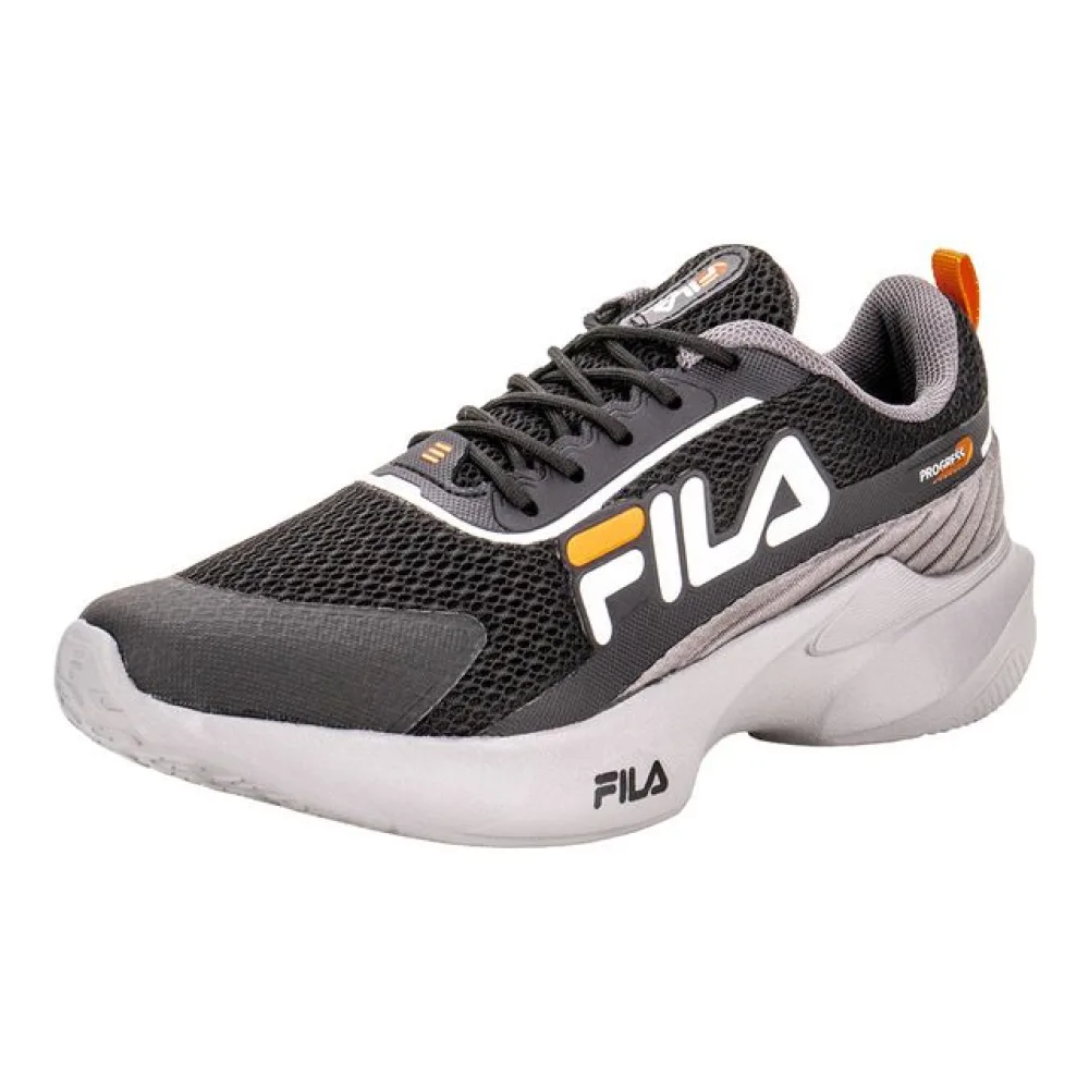 Tênis Infantil Masculino Progress Fila F04K00017 PRETO/CINZA 30