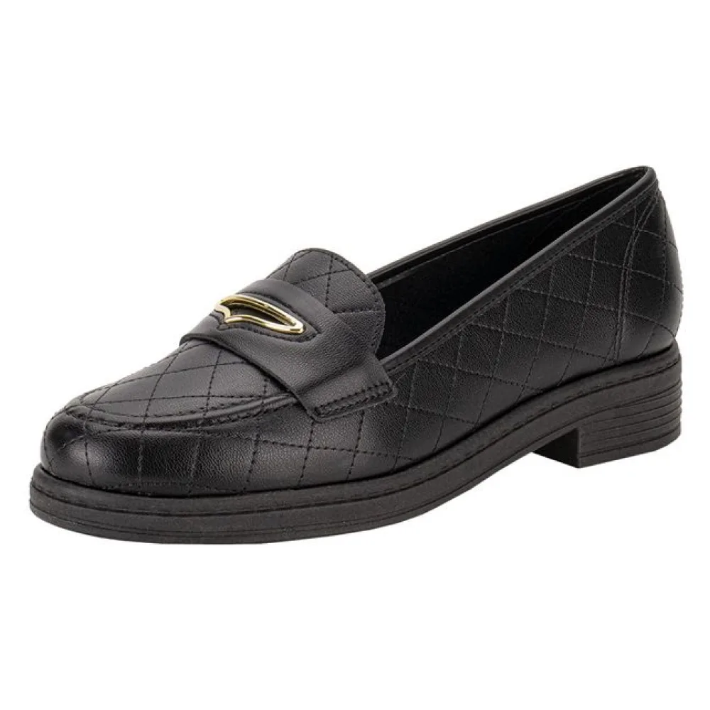 Mocassim Feminino Beira Rio 4312103 PRETO 34