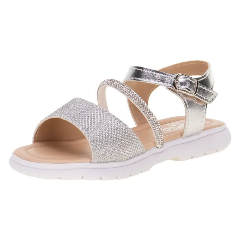 Sandália Infantil Feminina Lily Kids - 10159138 PRATA 20