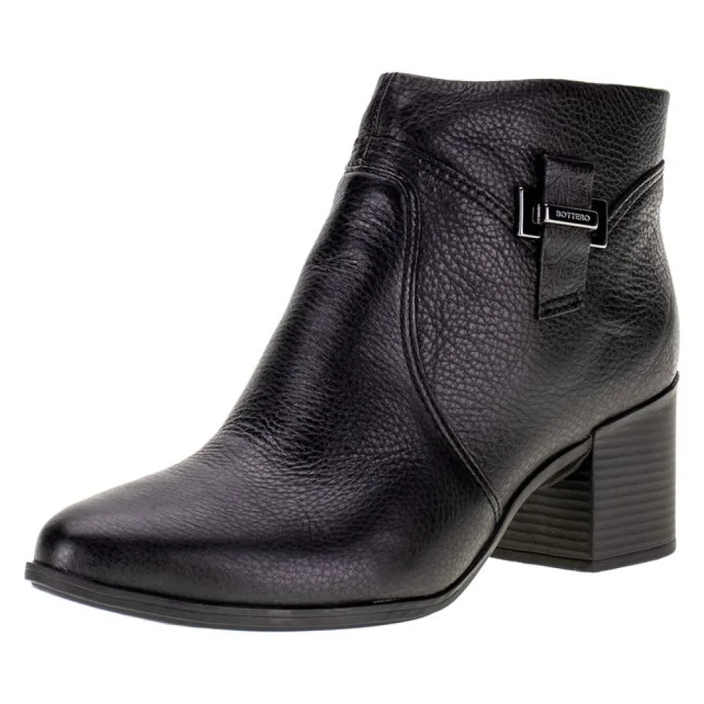 Bota Feminina Cano Baixo Bottero - 346902 PRETO 01 34