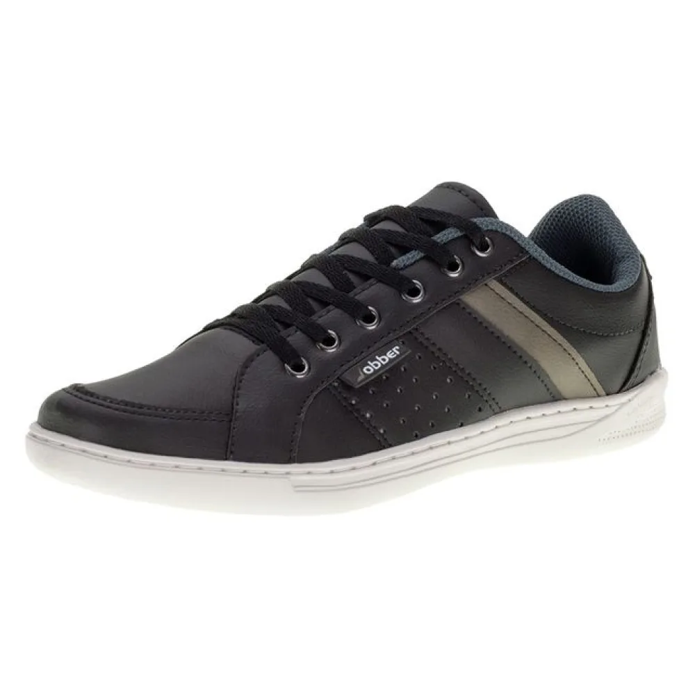 Sapatênis Masculino Jobber - 019 PRETO 01 37