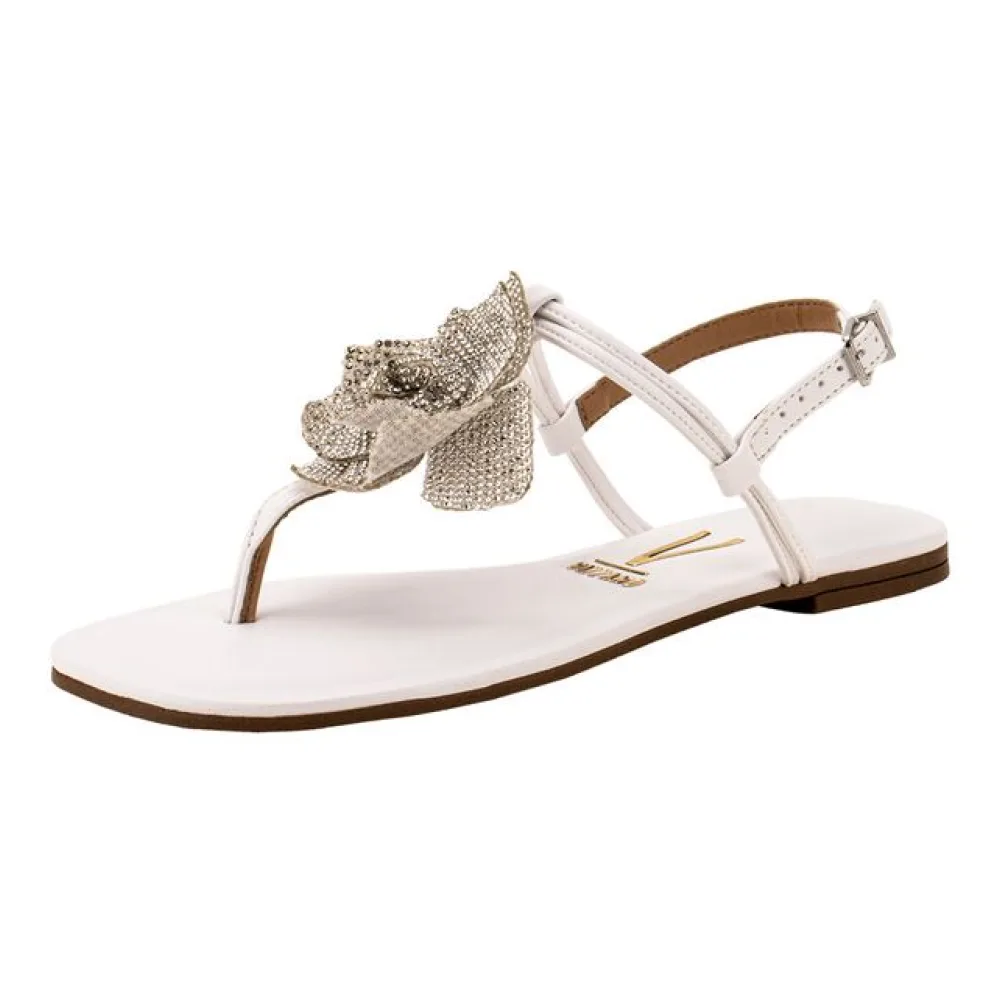 Sandália Feminina Flat Vizzano 6447218 BRANCO 34