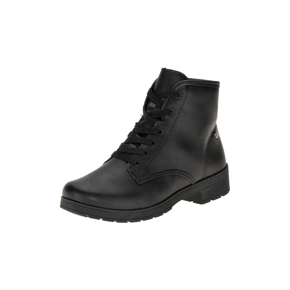 Bota Infantil Feminina Coturno Pink Cats V4301 PRETO 28