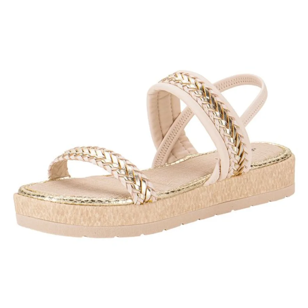 Sandália Feminina Flat Mississipi MC652 MARFIM 34