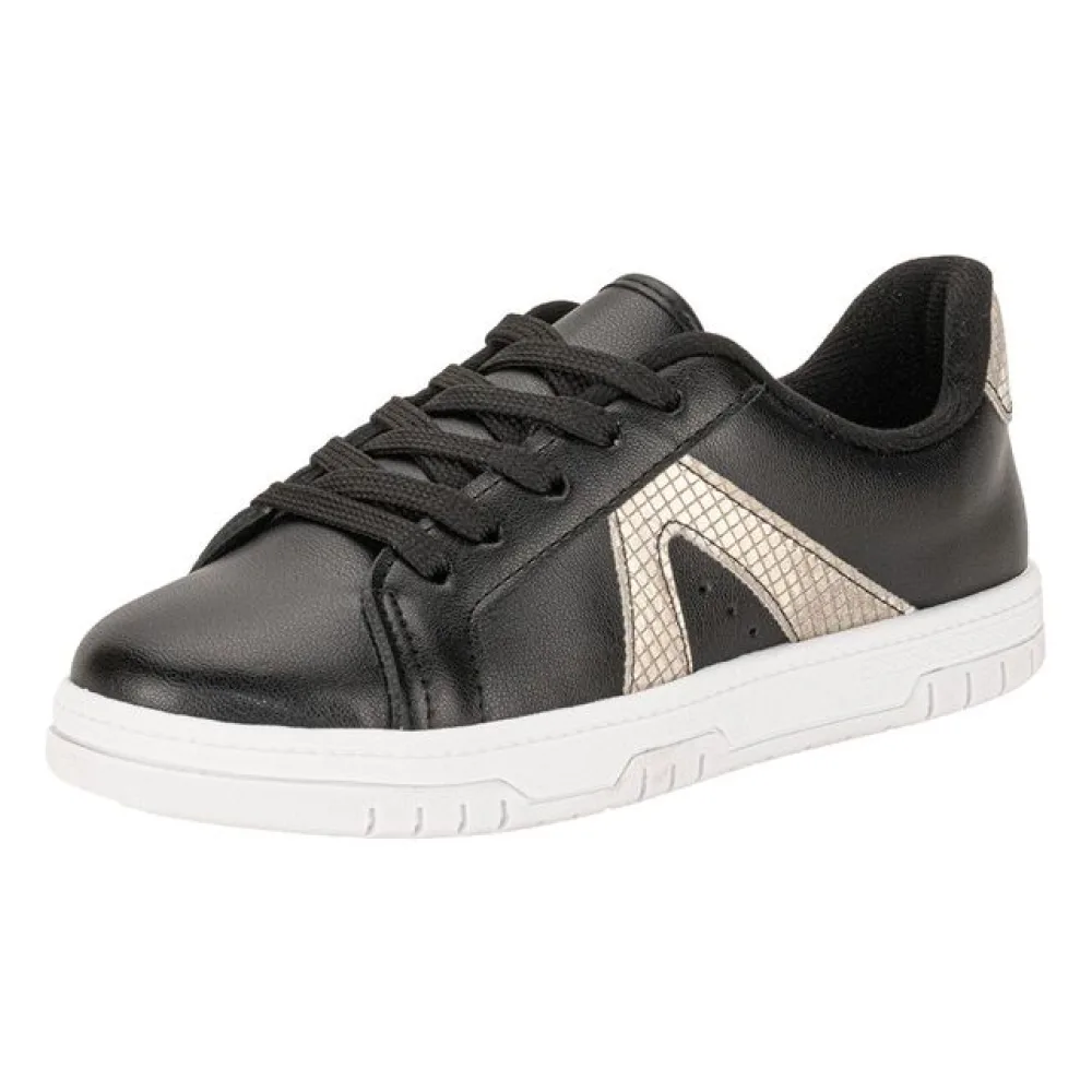 Tênis Infantil Feminino Molekinha 2562112 PRETO/DOURADO 26