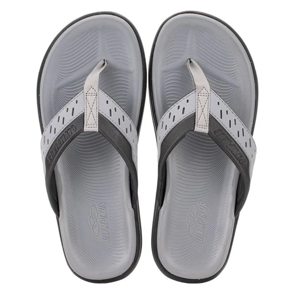 Chinelo Masculino Caraiva Olympikus 54102318 CINZA/PRETO 37/38