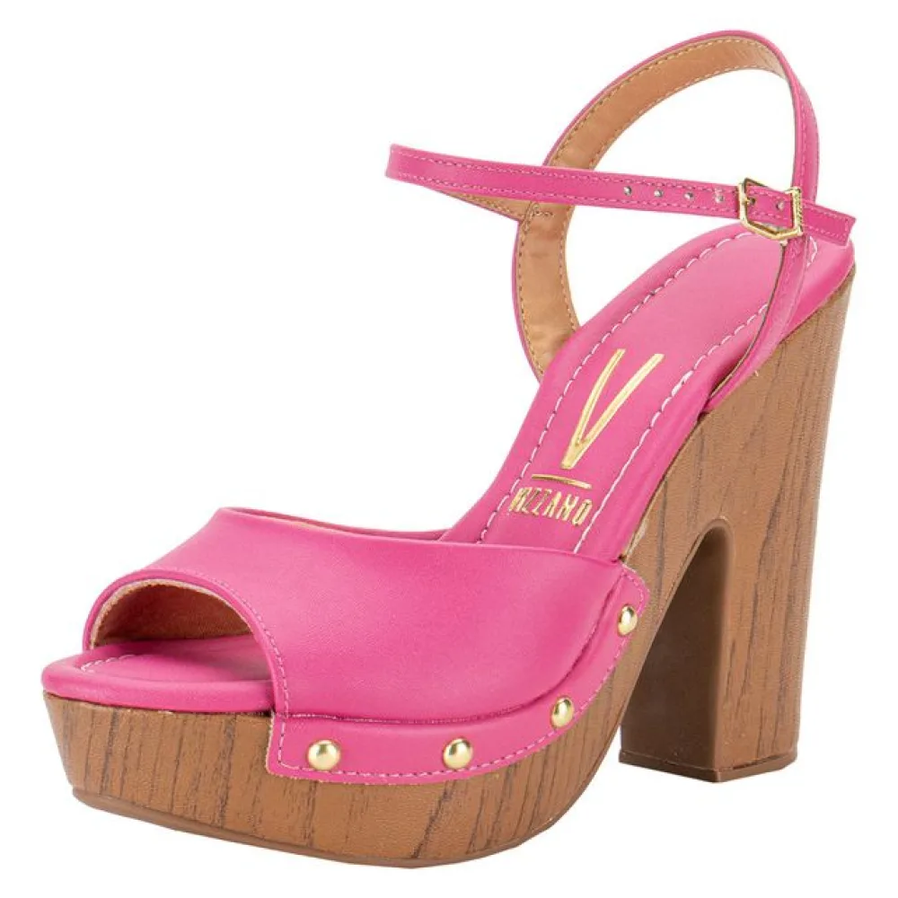 Sandália Feminina Meia Pata Vizzano 6281847 PINK 34